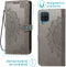 iMoshion Hoesje Geschikt voor Samsung Galaxy M22 / A22 (4G) Hoesje Met Pasjeshouder - iMoshion Mandala Bookcase - Grijs