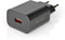 Nedis WCQC302ABK - USB-wandlader - Quick Charge 3.0 - Zwart