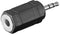 Wentronic A 228 - Kabel - 2,5mm en 3,5mm - Zwart