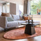 Light & Living Schaal Larre - Metaal - Zwart - 57 x 5 x 57 cm (BxHxD)