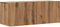 vidaXL - Tv-wandmeubel - 80x30x30 - cm - bewerkt - hout - artisanaal - eikenkleurig