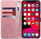 Hoesje Met Pasjeshouder Geschikt voor iPhone 11 Pro - Mandala Bookcase - Roze