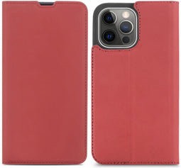 iMoshion Hoesje Geschikt voor iPhone 13 Pro Max Hoesje - iMoshion Slim Folio Bookcase - Rood