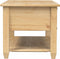 vidaXL - Salontafel - met - lades - Corona - 100x48x45 - cm - massief - grenenhout