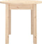 vidaXL - Salontafel - Ø - 45x40 - cm - massief - grenenhout