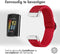 imoshion Elastisch nylon bandje - Geschikt voor Fitbit Charge 6, Charge 5 - Rood - One Size