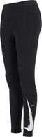 Nike Swoosh Run - Sportlegging Dames - Dri-FIT technologie - Zwart - Maat L