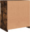 vidaXL - Dressoir - met - LED-verlichting - 60,5x37x67 - cm - gerookt - eikenkleur