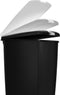 Simplehuman Slimline Prullenbak - 40 l - Pedaalemmer met langzaam sluitend deksel - Zwart