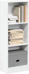 vidaXL - Boekenkast - 40x24x109 - cm - bewerkt - hout - wit