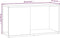 vidaXL - Tv-meubel - 60x24x32 - cm - bewerkt - hout - bruin - eikenkleur