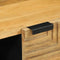 vidaXL - Salontafel - 80x50x40 - cm - massief - mangohout - bruin