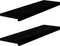 vidaXL - Traptreden - 2 - st - 90x30x2 - cm - massief - eikenhout - donkerbruin