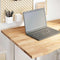 vidaXL - Bureaublad - rechthoekig - 100x80x2,5 - cm - onbehandeld - eikenhout