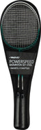 Avento Power Speed Badminton Set - Gehard staal - Inclusief 2 shuttles - Zilver/Groen (2 stuks)