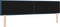 vidaXL - Hoofdbord - Lijnen - Ontwerp - Blauw - 200 - cm - Stof