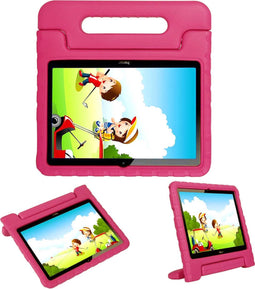 imoshion Tablet Hoes Kinderen - Geschikt voor Huawei MediaPad T3 10 inch - Kidsproof Backcover met handvat - Roze
