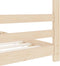 vidaXL - Kinderbedframe - massief - grenenhout - 90x200 - cm