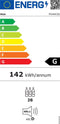MOA Wijnkoelkast 70L - Wijnklimaatkast voor 28 flessen - 2 Temperatuurzones 5-18°C - Zwart