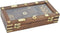 Bordspel DKD Home Decor Kristal Blik Palissander (29.5 x 14.5 x 6 cm) (2 x 2 x 2 cm) (12,5 x 12,5 x 1 cm) (2,5 x 5 x 1 cm) (2,5