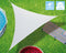 Awning White 5 x 5 x 5 cm Triangular