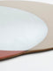 Mica Decorations Avilo - Wandspiegel - Abstract ontwerp - Donkerrood - L58 x B45 cm