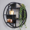 Luna Wandrek Rond 75 cm Zwart Mangohout