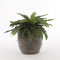 Mica Decorations Lester Bloempot - H31 x Ø33 cm - Terracotta - Donkergrijs