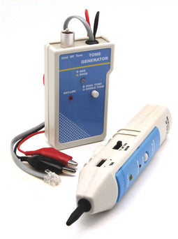 Velleman VTTEST11 - Kabelzoeker / netwerkkabeltester RJ45 RJ11 RJ12 - Geluidssignaal - Grijs