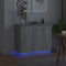 vidaXL - Dressoir - met - LED - - - Grijs - Sonoma, - 90x32x75 - cm, - Gemaakt - van - Houtcomposiet