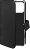 Celly Wally Bookcase Hoesje - Apple iPhone 16 Pro - Kunstleer - Pasjeshouder - Zwart