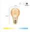 WiZ Filament A60 E27 - Slimme lamp - Instelbaar wit licht - Amber