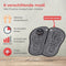 Nuvance Voetmassage Apparaat - EMS Massage Mat - 6 Massagestanden - Draadloos