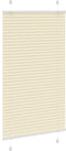 vidaXL - Plissé - rolgordijn - 75x150 - cm - stofbreedte - 74,4 - cm - polyester - crème