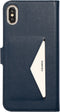 Mobiparts iPhone XS Max - Classic Wallet Case - Ruimte voor pasjes - Blauw