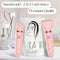 Sansbeauté® 2-in-1 Ladyshave - Scheerapparaat Vrouw - Waterproof - USB Oplaadbaar - Pink Edition
