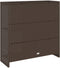 vidaXL - Opbergkast - Bruin - 100x36x102 - cm - Rattan