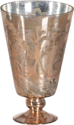 Decoratieve Bloem Fluitglas Koper 16 x 16 x 25 cm