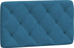 vidaXL - Hoofdbordkussen - 80 - cm - fluweel - blauw