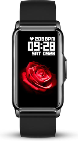 Golden Sound Activity Tracker - Stappenteller Horloge - Hartslagmeter - Bloeddrukmeter - Zwart