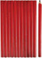 Velleman Timmermanspotlood 175 mm - 12 stuks - Rood (12 st.)