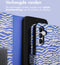 iMoshion Hoesje Geschikt voor Samsung Galaxy A14 (5G) / A14 (4G) Hoesje Met Pasjeshouder - iMoshion Design Bookcase smartphone - Meerkleurig / White Blue Stripes