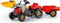 Rolly Toys Rollykid Rood - Traptractor Met Aanhanger en Frontlader