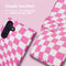 iMoshion Hoesje Geschikt voor Samsung Galaxy A14 (5G) / A14 (4G) Hoesje Met Pasjeshouder - iMoshion Design Bookcase smartphone - Roze / Retro Pink