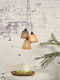 GOOD&MOJO Hanglamp Kalimantan - Bamboe/Zwart - 44x44x36cm - 3L - Scandinavisch,Bohemian - Hanglampen Eetkamer, Slaapkamer, Woonkamer