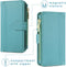 iMoshion Hoesje Geschikt voor iPhone 12 Pro / 12 Hoesje Met Pasjeshouder - iMoshion Luxe Portemonnee - Turquoise