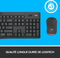 Logitech MK295 - Draadloze Toetsenbord- en Muiscombinatie - SilentTouch-technologie - Zwart