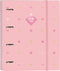 Ringmap Glow Lab Hearts Roze (27 x 32 x 3.5 cm)