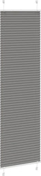 vidaXL - Plissé - rolgordijn - 65x200 - cm - stofbreedte - 64,4 - cm - antraciet