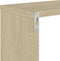 vidaXL - Wandschappen - kubus - 4 - st - 26x15x26 - cm - sonoma - eikenkleurig